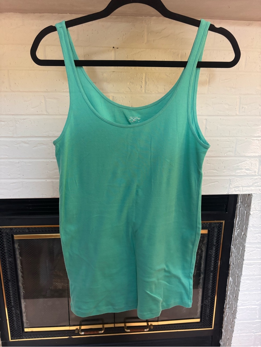 LOFT Aqua Green Scoop Neck Tank